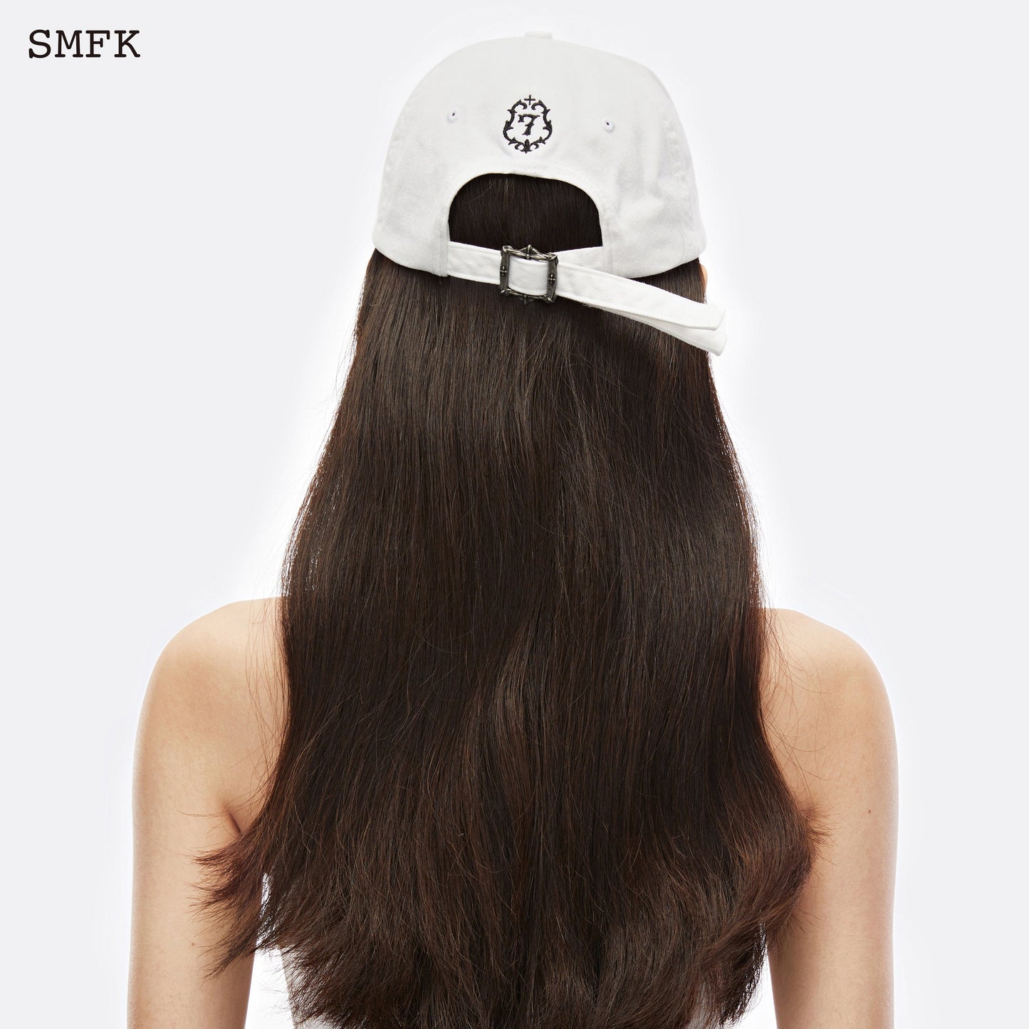SMFK Compass Classic Baseball Cap White