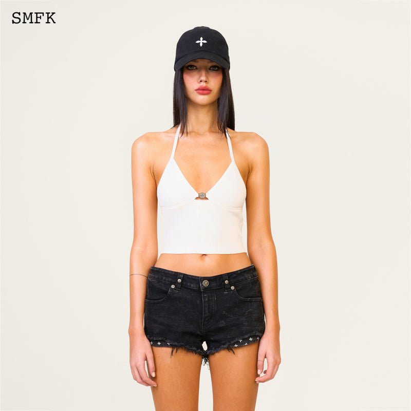 SMFK Compass Classic Cross Baseball Cap In Black