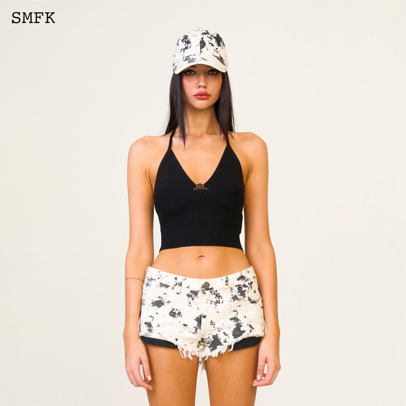 SMFK Compass Cross Chain Badge Baseball Cap Camouflage