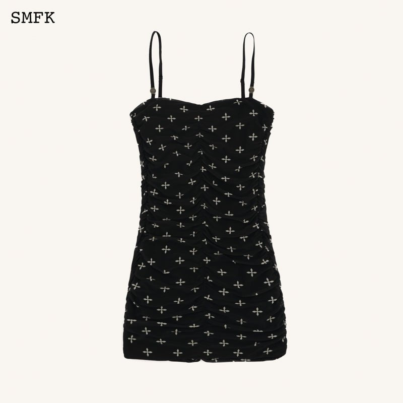 SMFK Compass Garden Hurricane Sling Dress Black