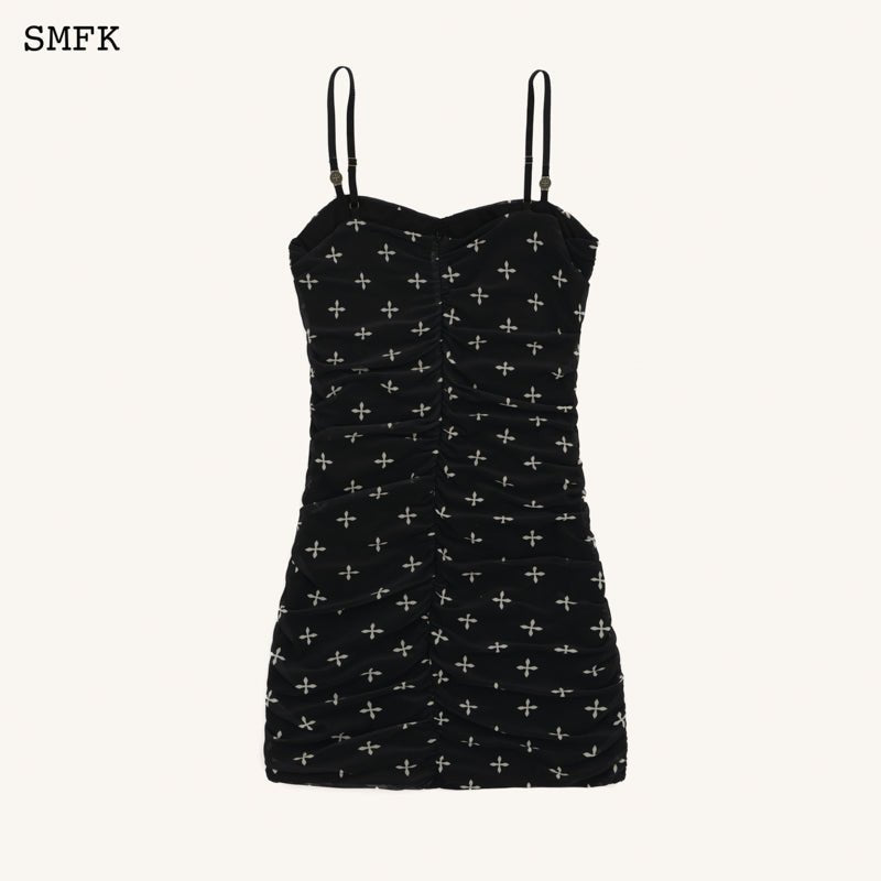 SMFK Compass Garden Hurricane Sling Dress Black