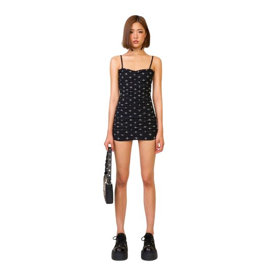 SMFK Compass Garden Hurricane Sling Dress Black