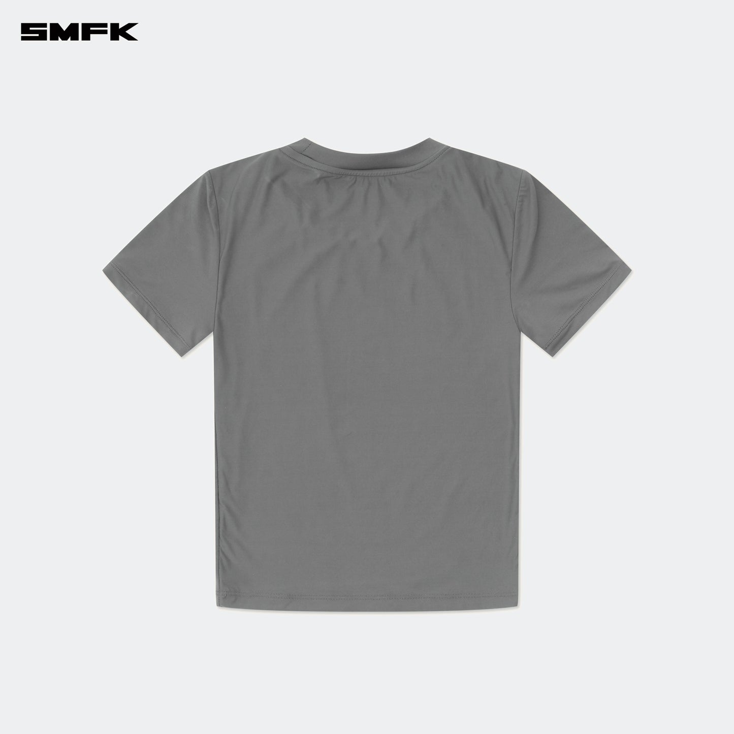 SMFK Compass Hug Skin-Tight Fitting Tee Dark Gray