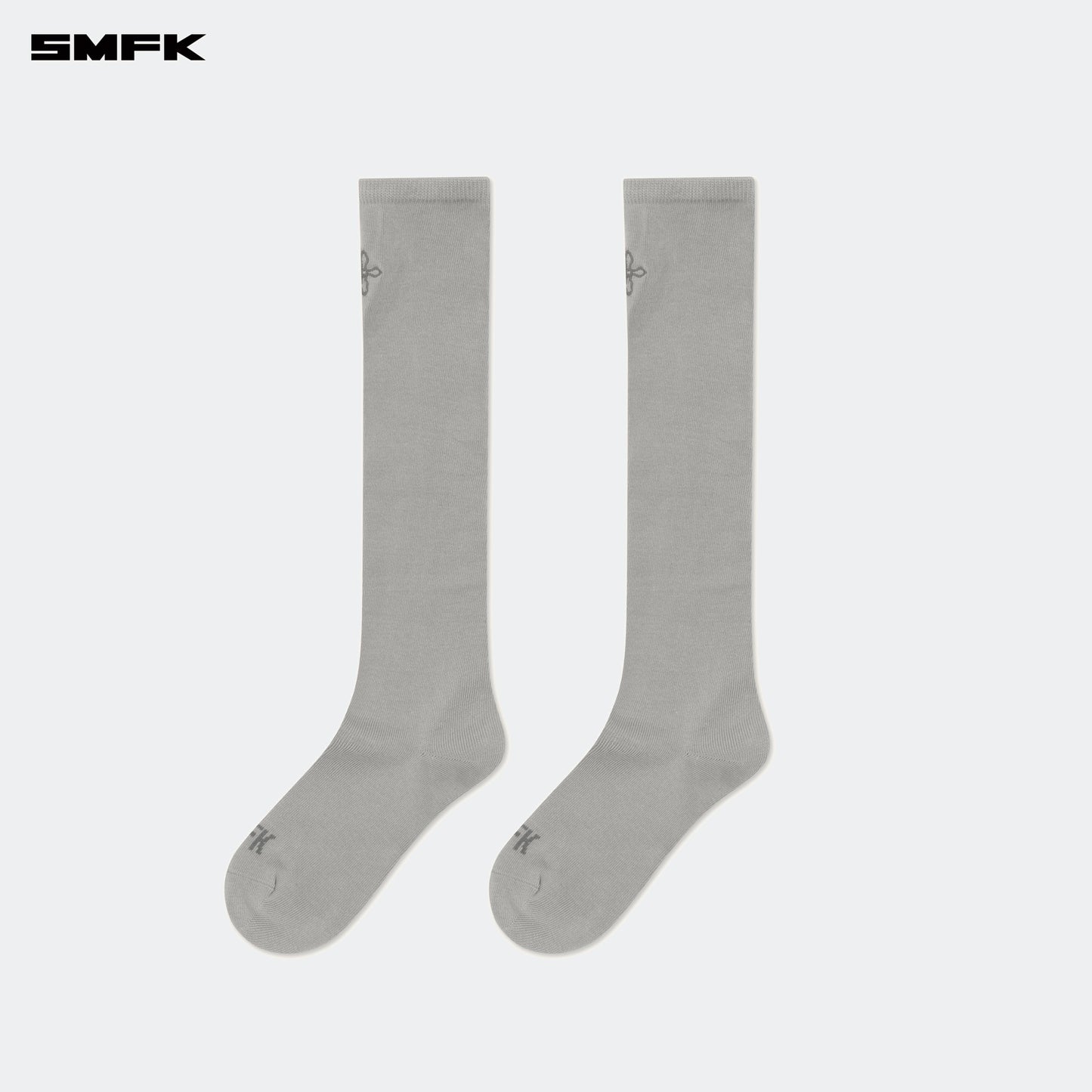 SMFK Compass Hug Sports Mid-Calf Socks Gray (2 Pairs)