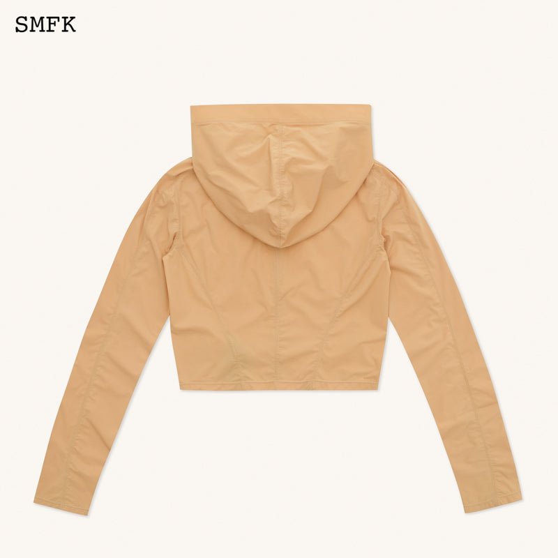 SMFK Compass Hug Sun-Proof Super Light Hoodie Nude