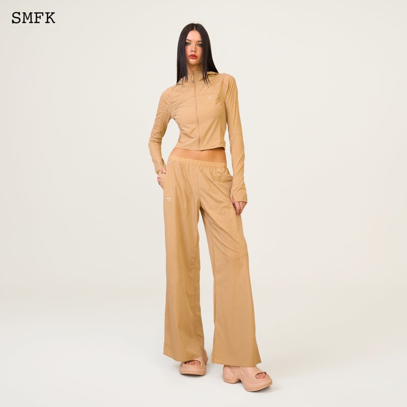 SMFK Compass Hug Sun-Proof Super Light Hoodie Nude