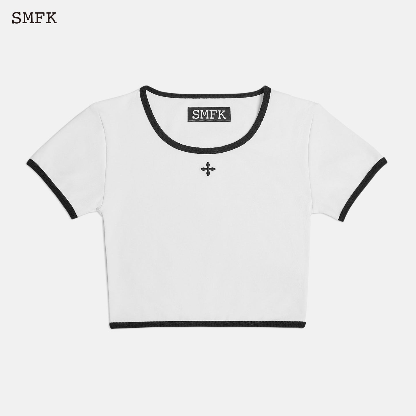 SMFK Compass Vintage Sports Short Body Tee White