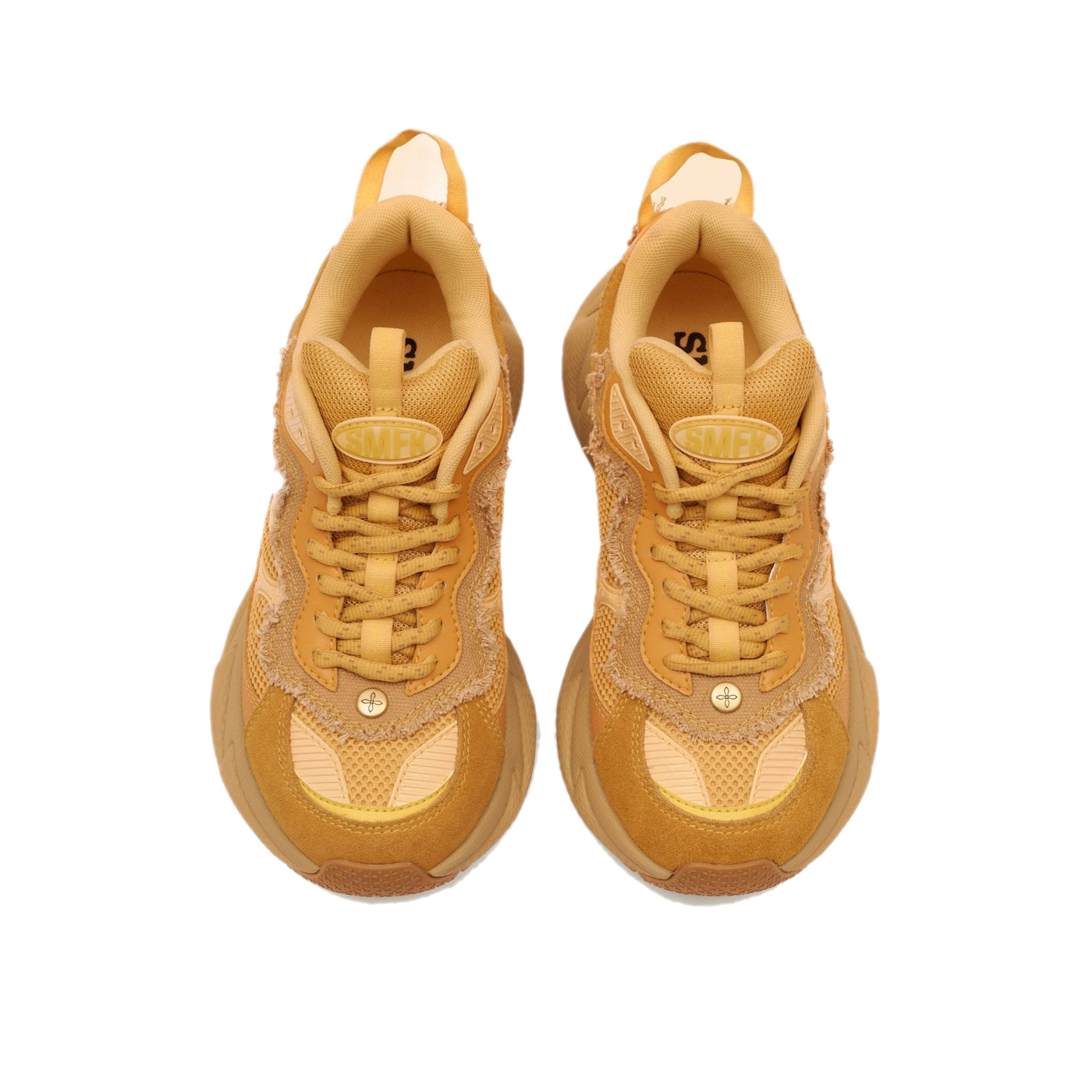 SMFK Compass Wave Retro Jogging Shoes In Brown