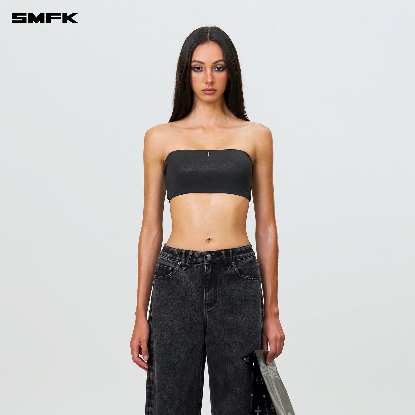 SMFK Compass Wild Classic Wide-Leg Jeans Storm Gray