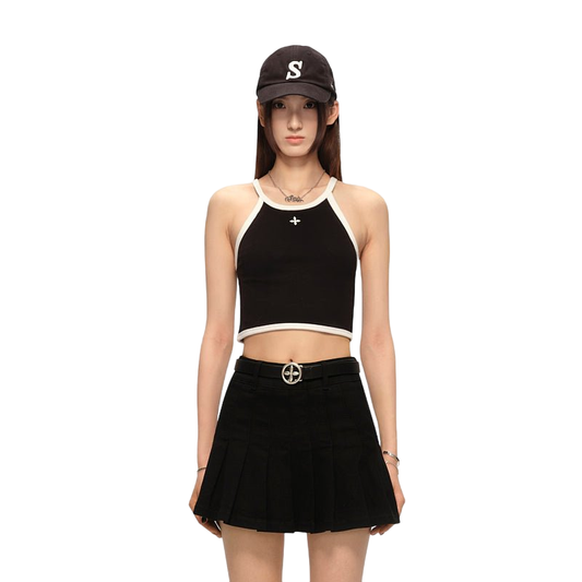 SMFK Cross Retro Vacation Vest Black