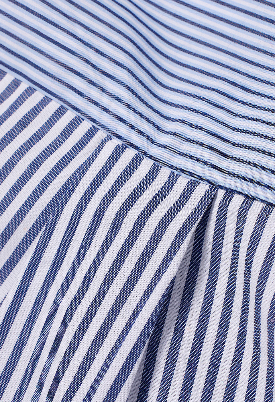 OPEN YY Stripe Shirt Skirt Blue