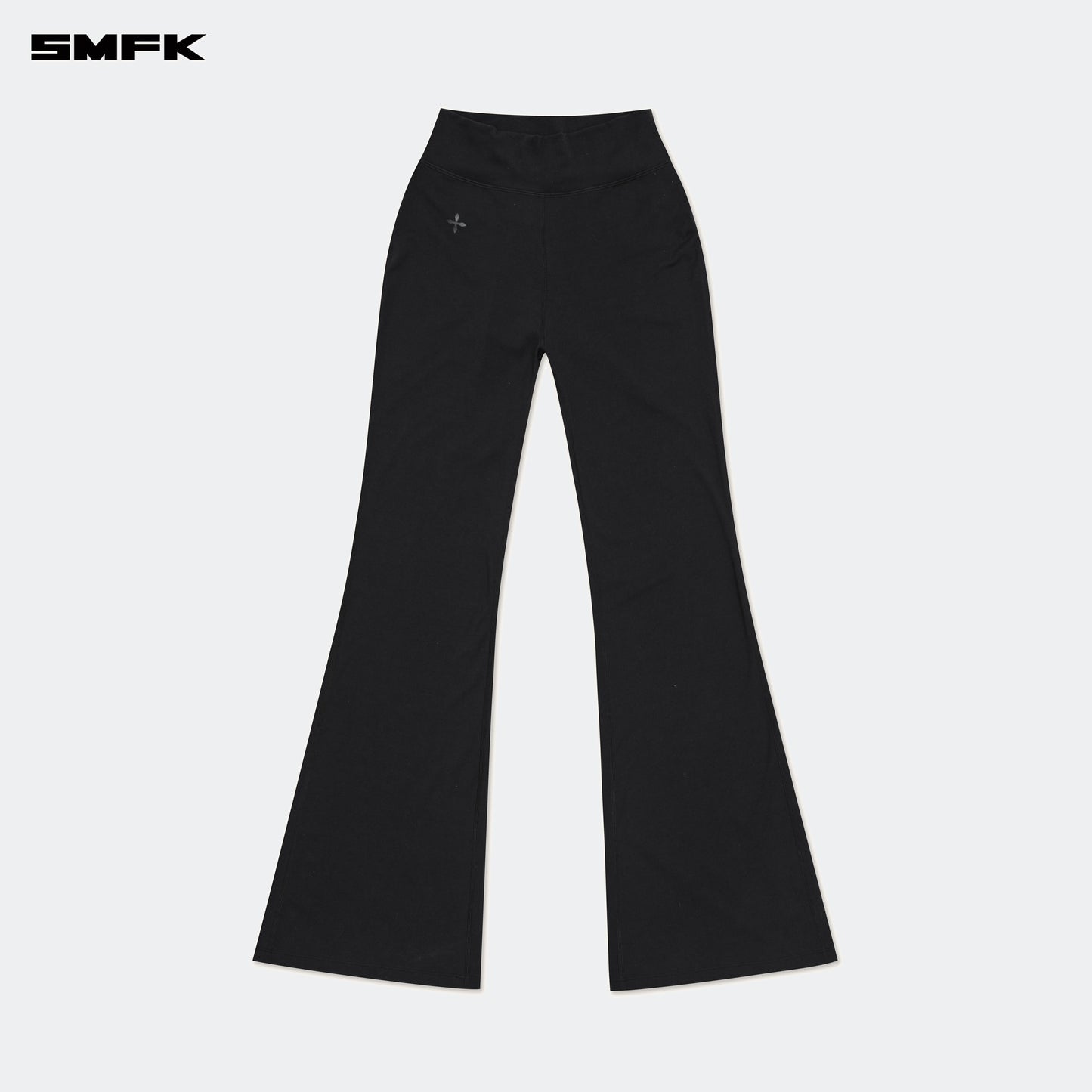 SMFK Future Wave Body Shaping Sports Flared Pants Black