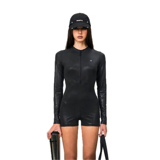 SMFK FUTURE Wave Mindful Body Shaping Shorts Suit Black