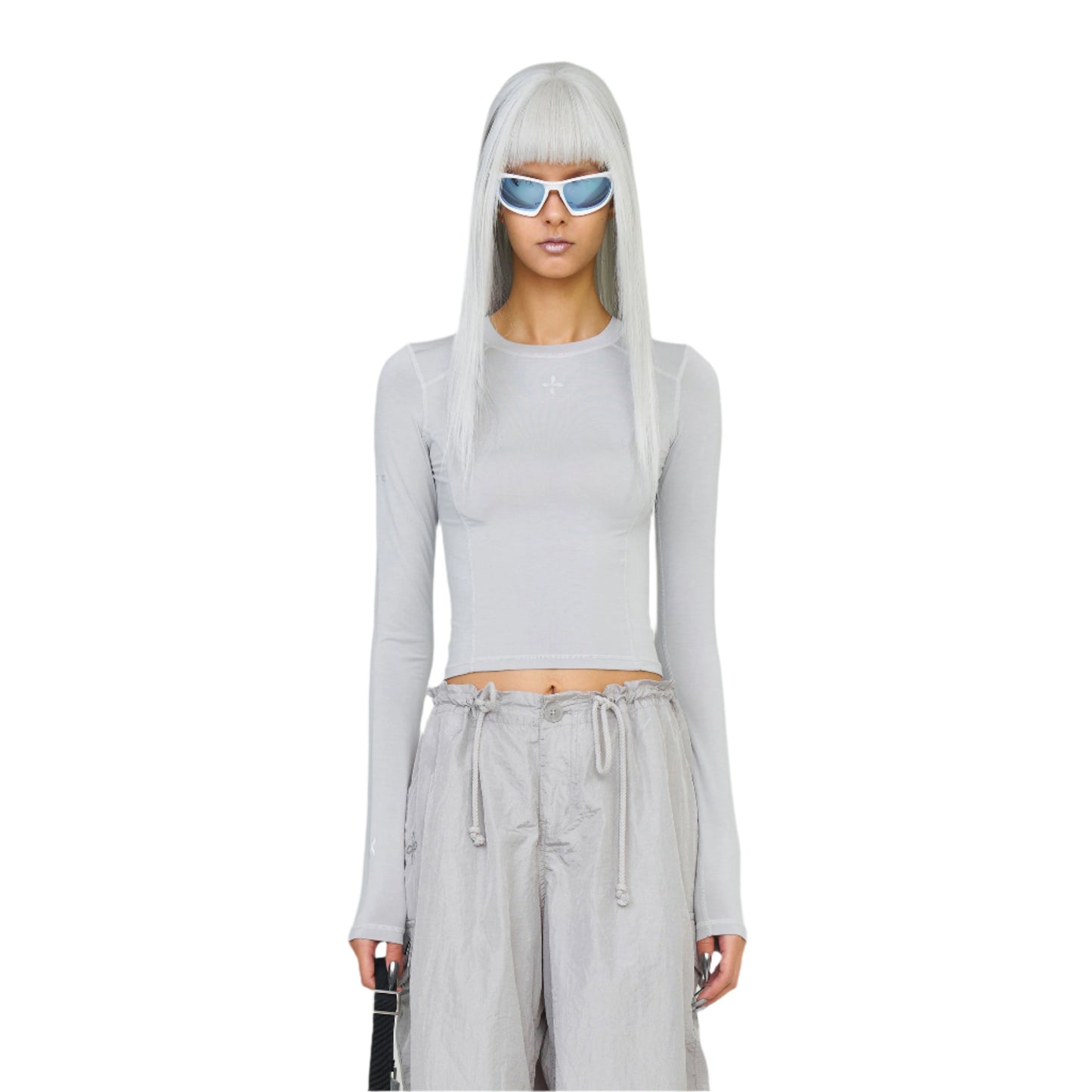 SMFK FUTURE X Extreme Sports Skin Top In Gray