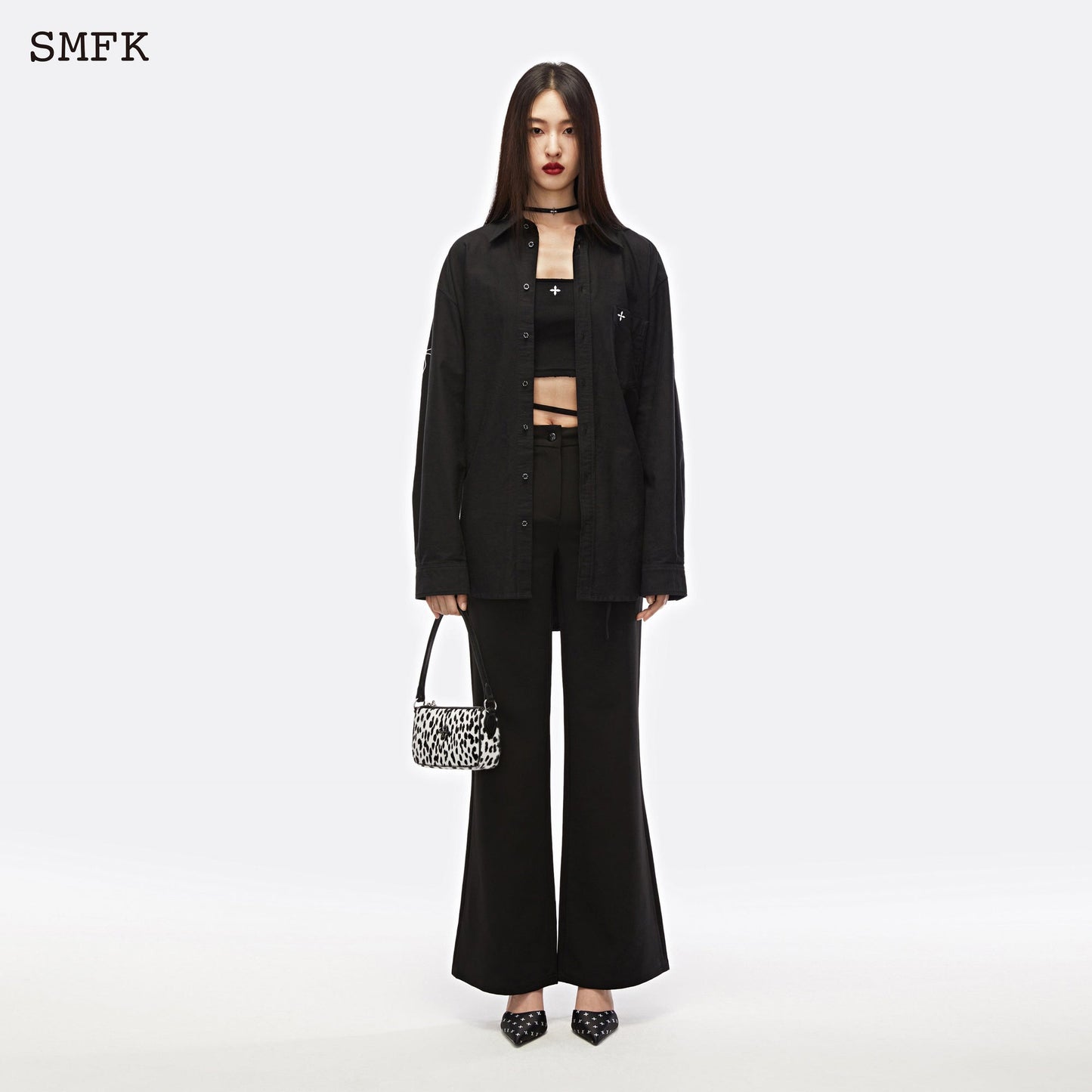 SMFK Mermaid Classic High Waist Suit Pants