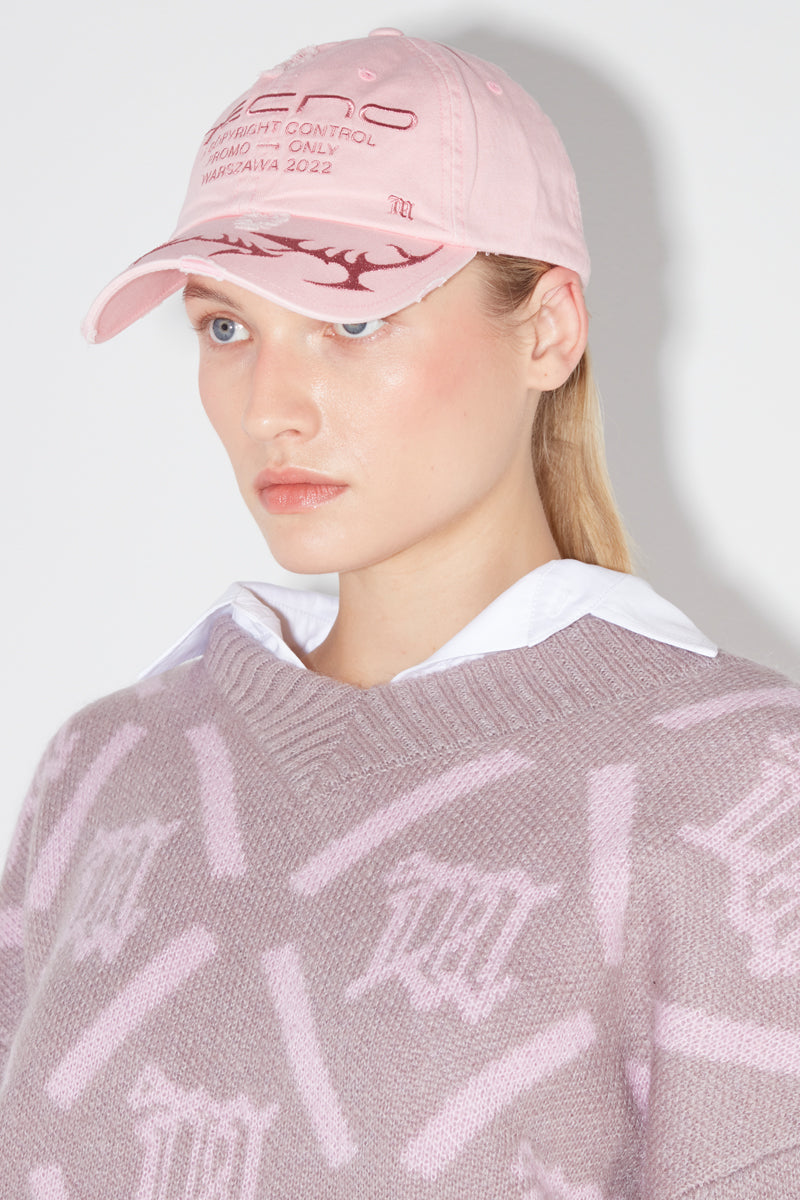 MISBHV Tecno Cap Washed Bubblegum