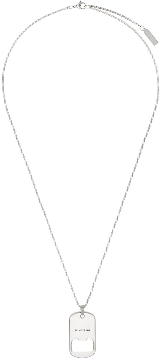 NUMBERING Bottle Opener Pendant Necklace