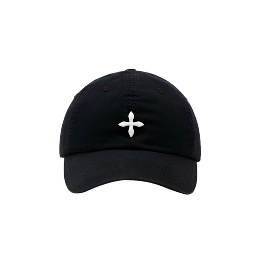 SMFK Compass Classic Cross Baseball Cap In Black
