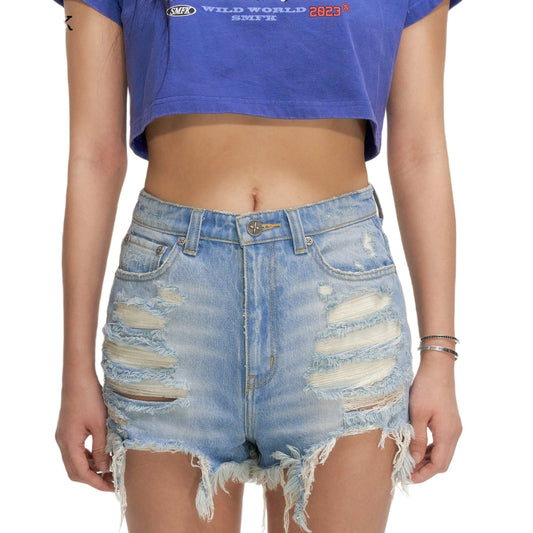 SMFK Wild World Short Blue Jeans
