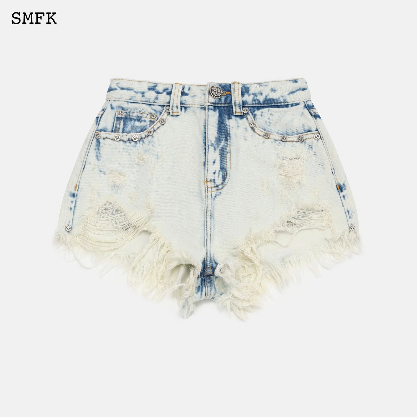 SMFK Wilderness Rock White Short Jeans