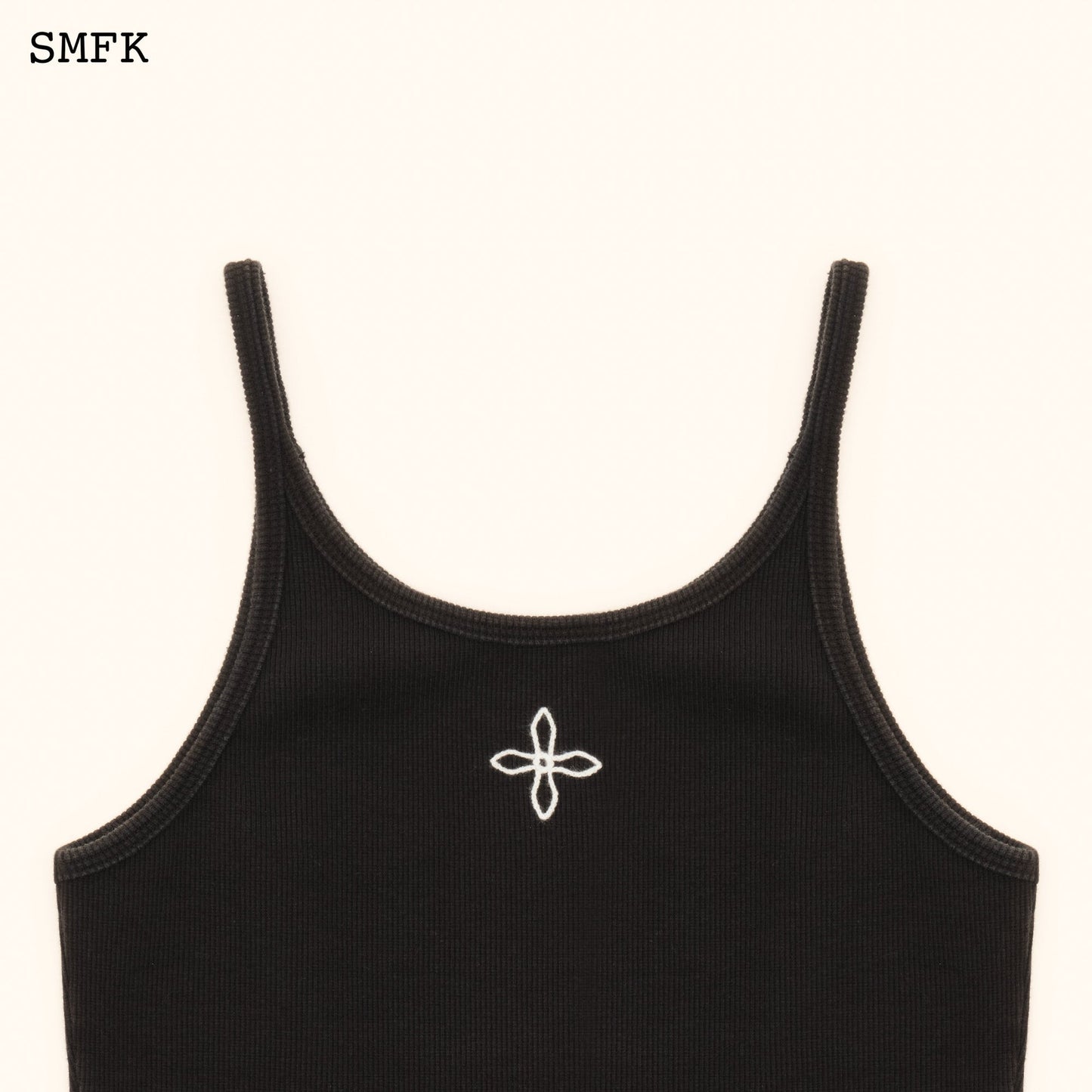 SMFK WildWorld Cross Sporty Vest Top In Black