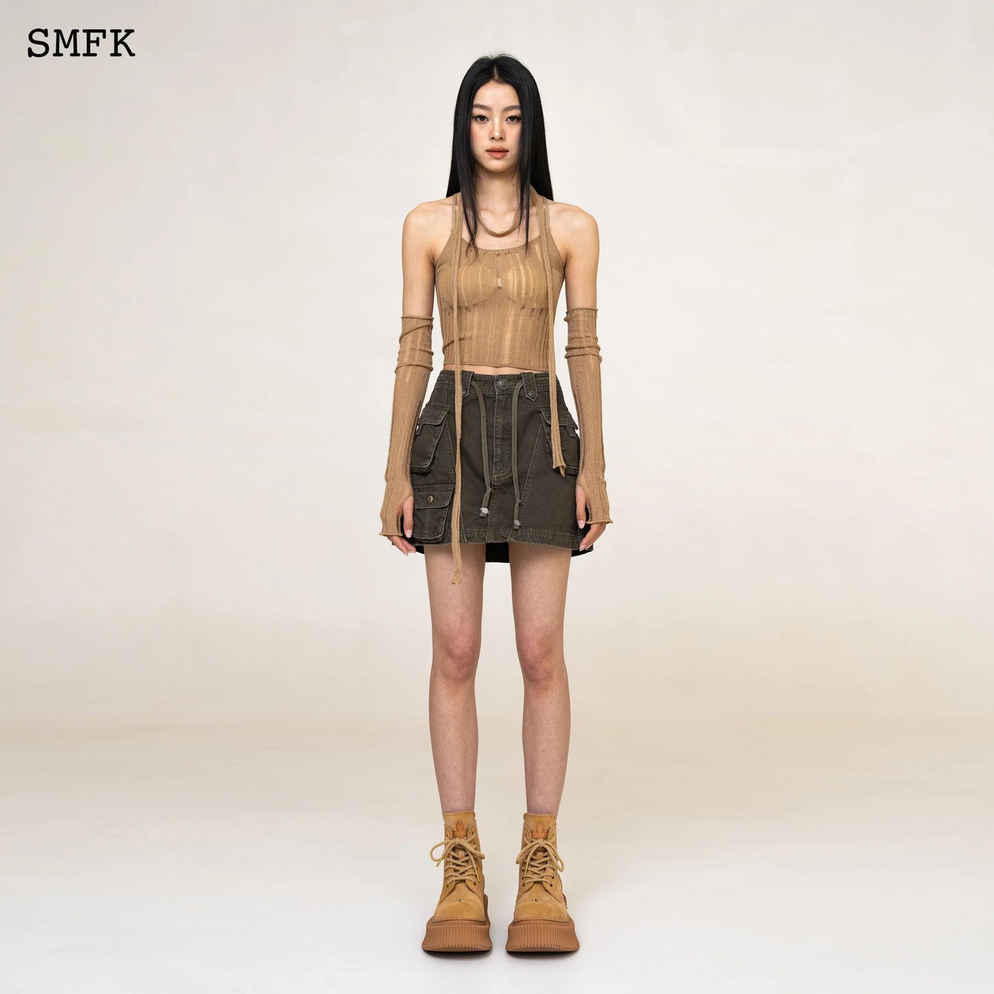 SMFK WildWorld Stray Desert Knitted Cardigan