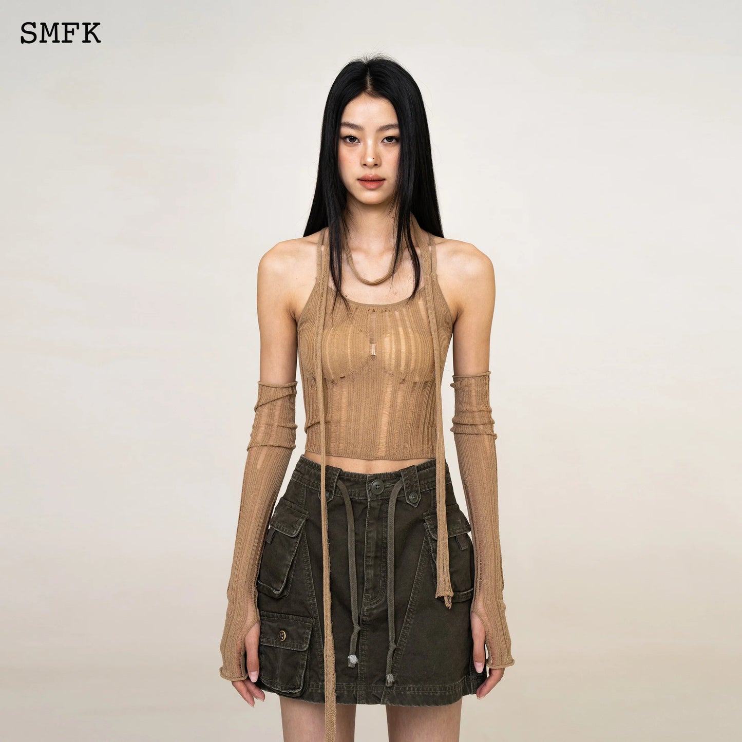 SMFK WildWorld Stray Desert Knitted Cardigan
