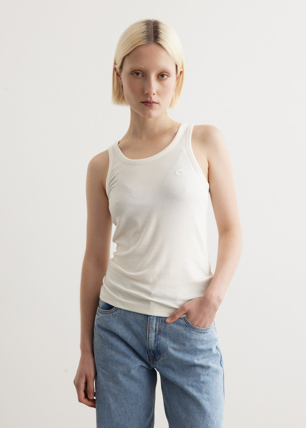 COPERNI Rib Logo Tank Top