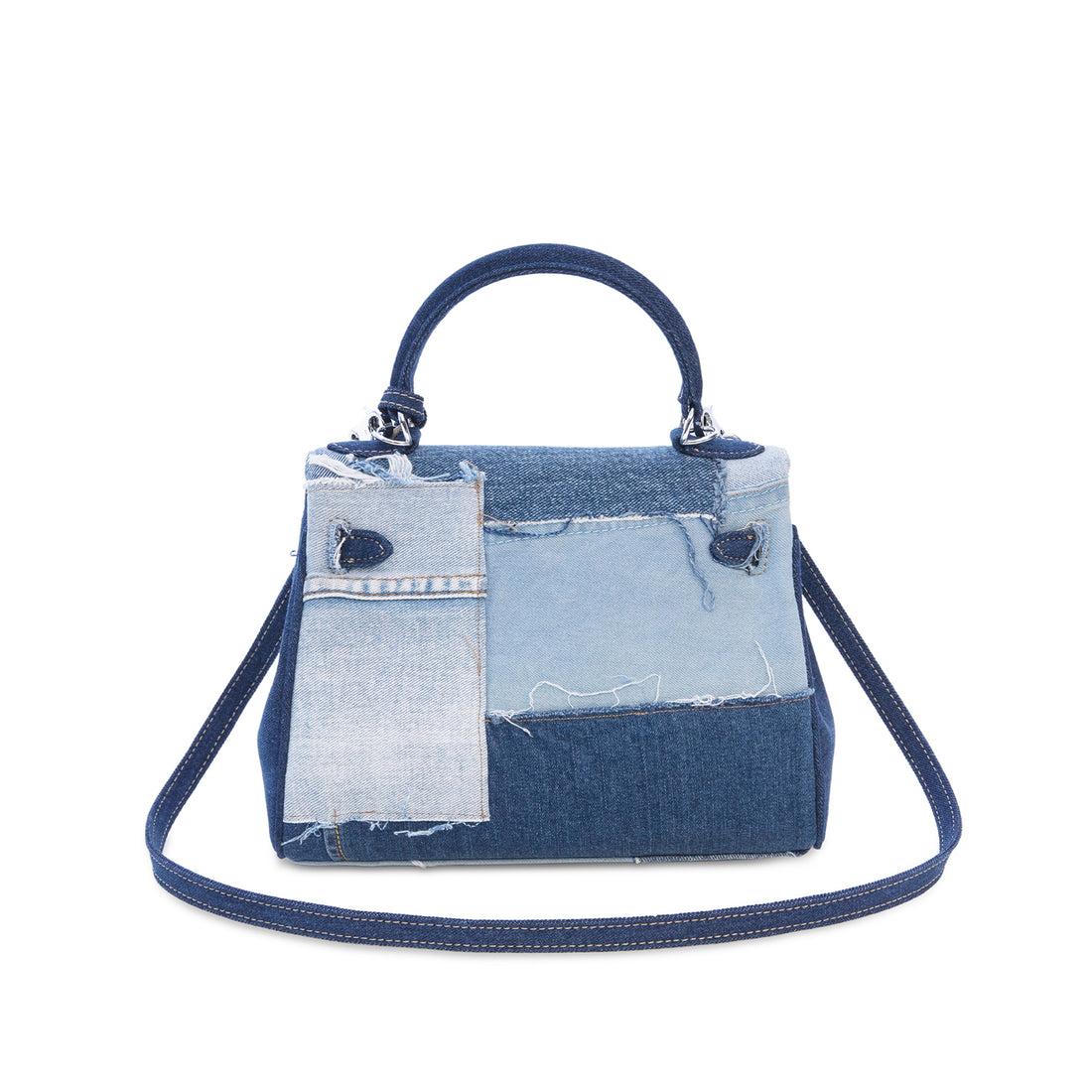 EMOTIONAL WORLD Reproduction-Vintage Shoulder Bag Multi Denim 25
