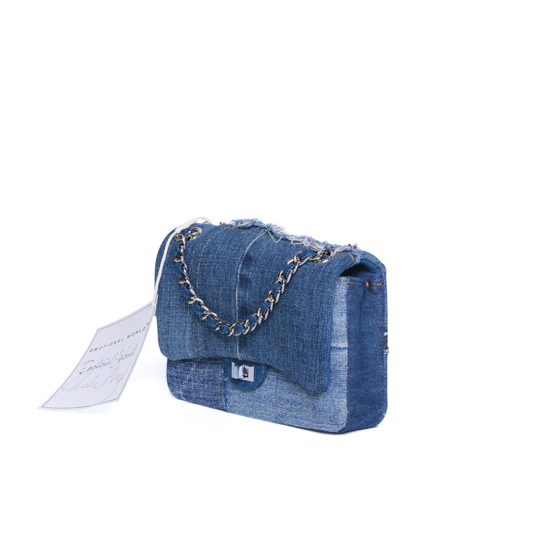 EMOTIONAL WORLD Reproduction-Vintage Chain Bag Multi Denim