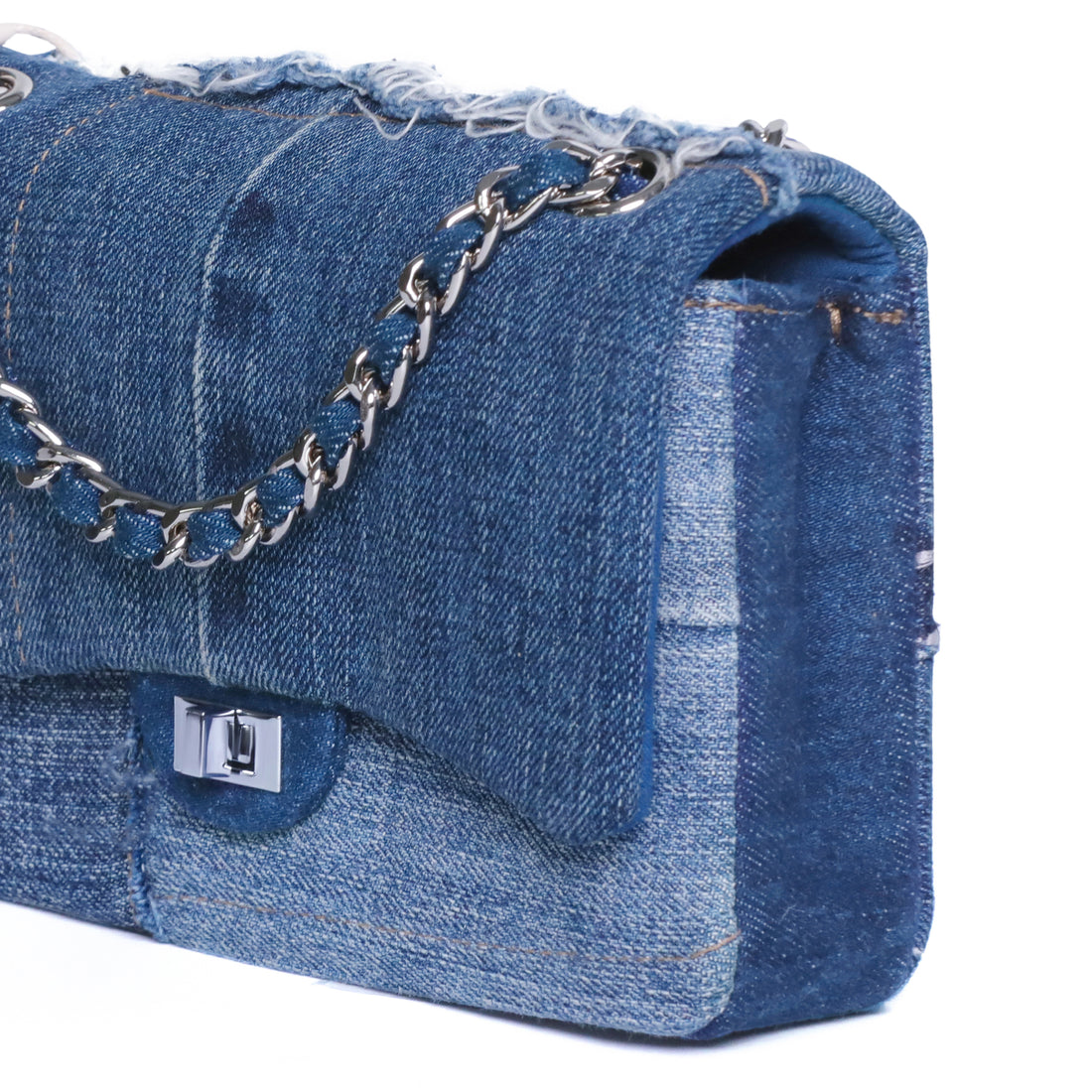 EMOTIONAL WORLD Reproduction-Vintage Chain Bag Multi Denim