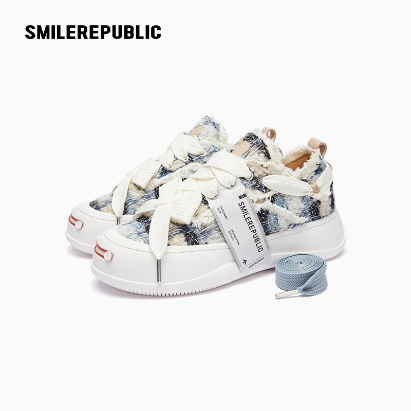 SMILE REPUBLIC Blue/Black Woolen.Low .Sp