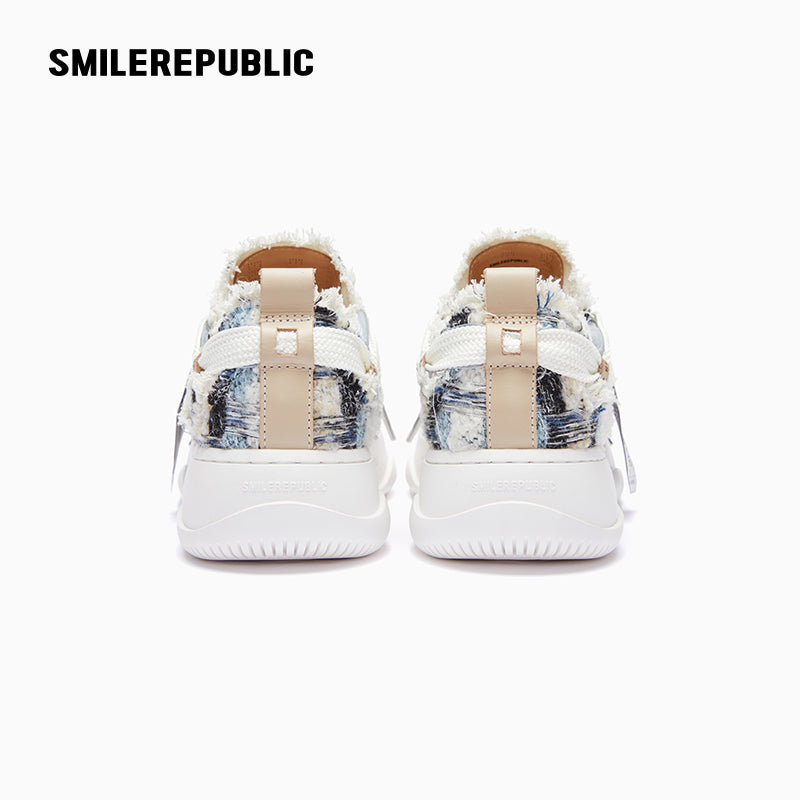 SMILE REPUBLIC Blue/Black Woolen.Low .Sp