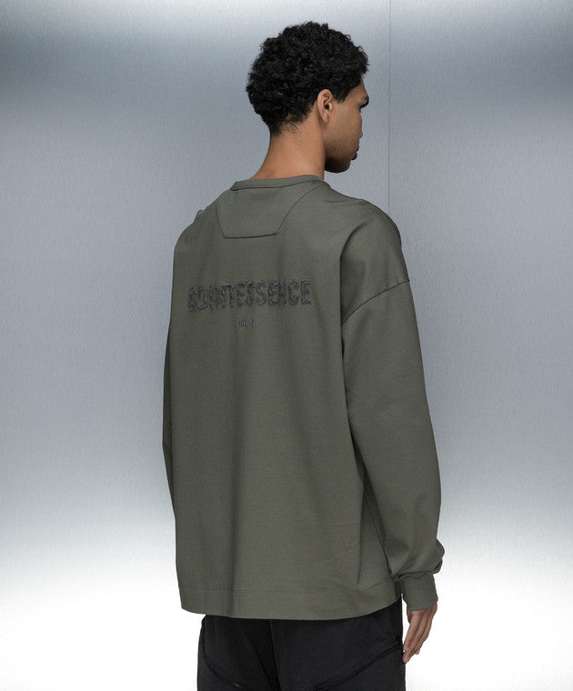 JUUN.J Green Uintessence Longsleeve With Logo Embroidery