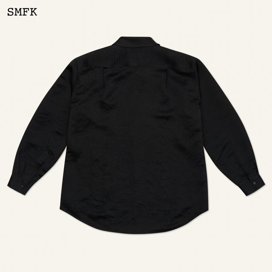 SMFK Compass Cross Classic Satin Wide Shirt