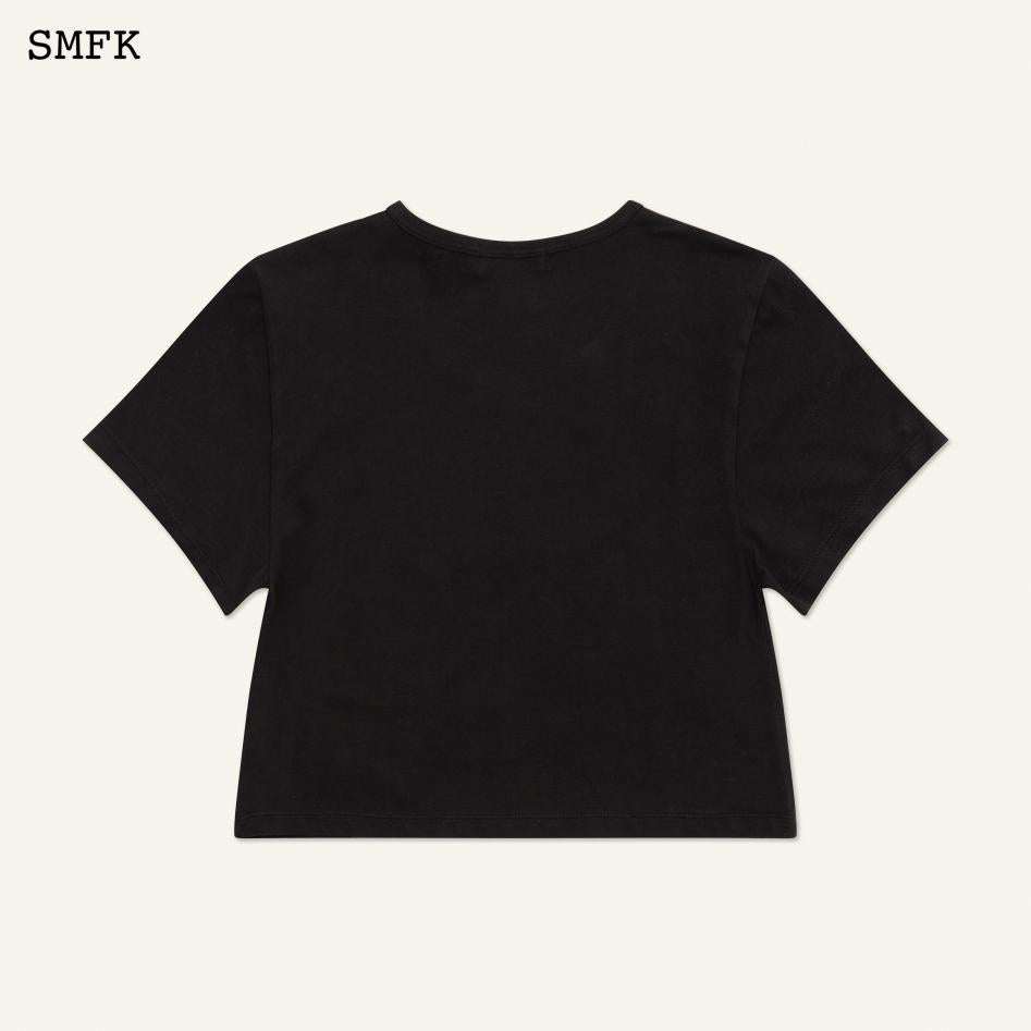 SMFK Compass Cross Classic Athletic Tight Tee BlacK