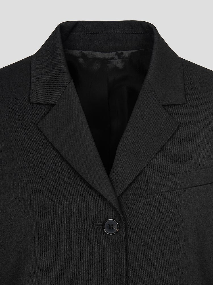JUUN.J Single Crop Jacket Black