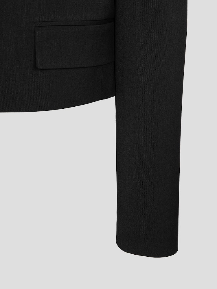 JUUN.J Single Crop Jacket Black