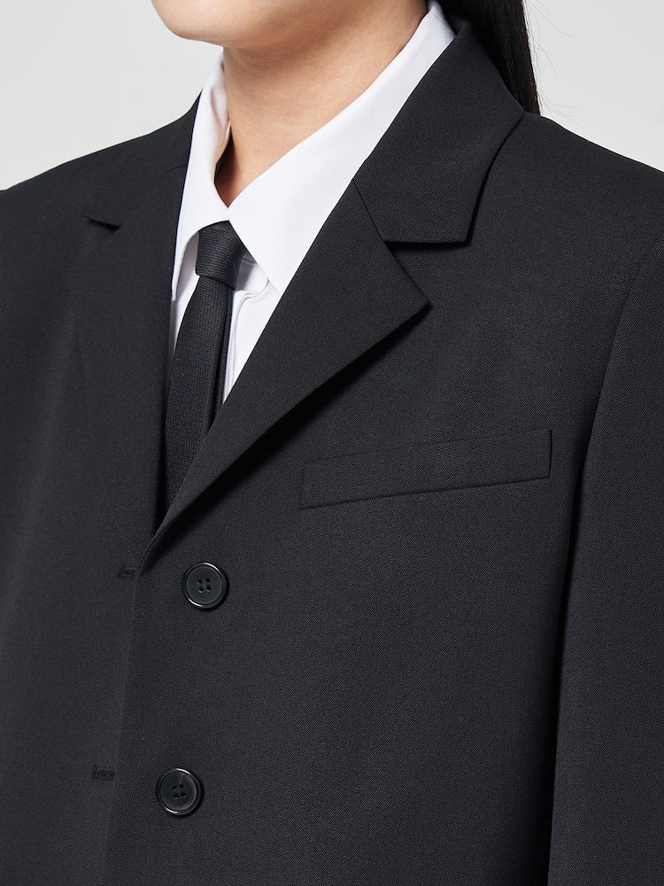 JUUN.J Single Crop Jacket Black
