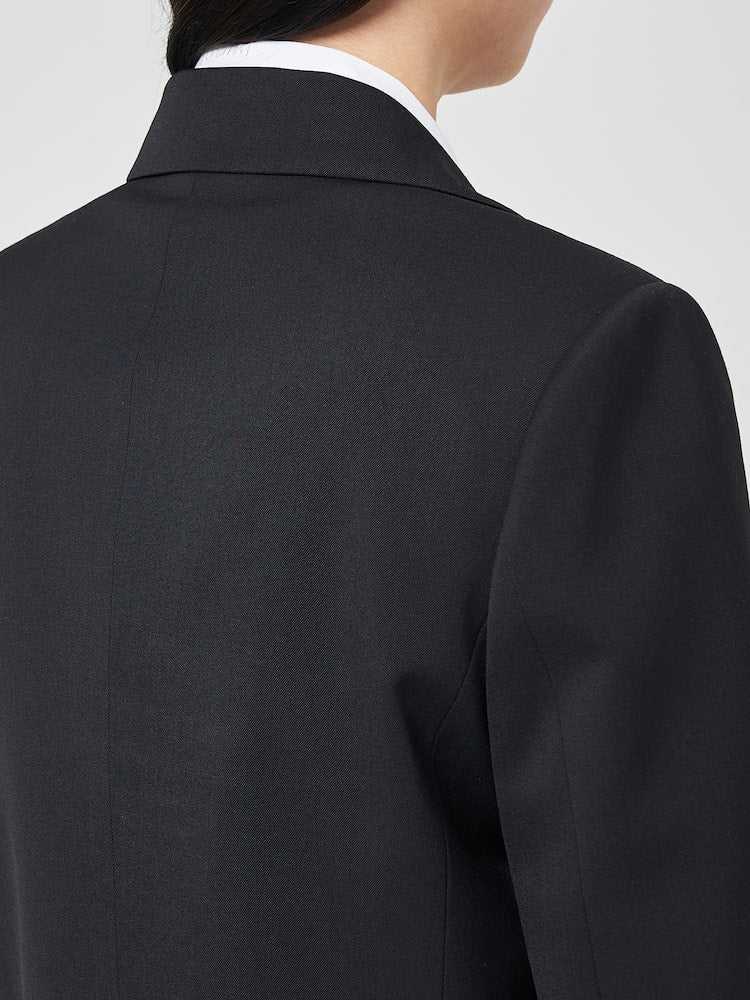 JUUN.J Single Crop Jacket Black