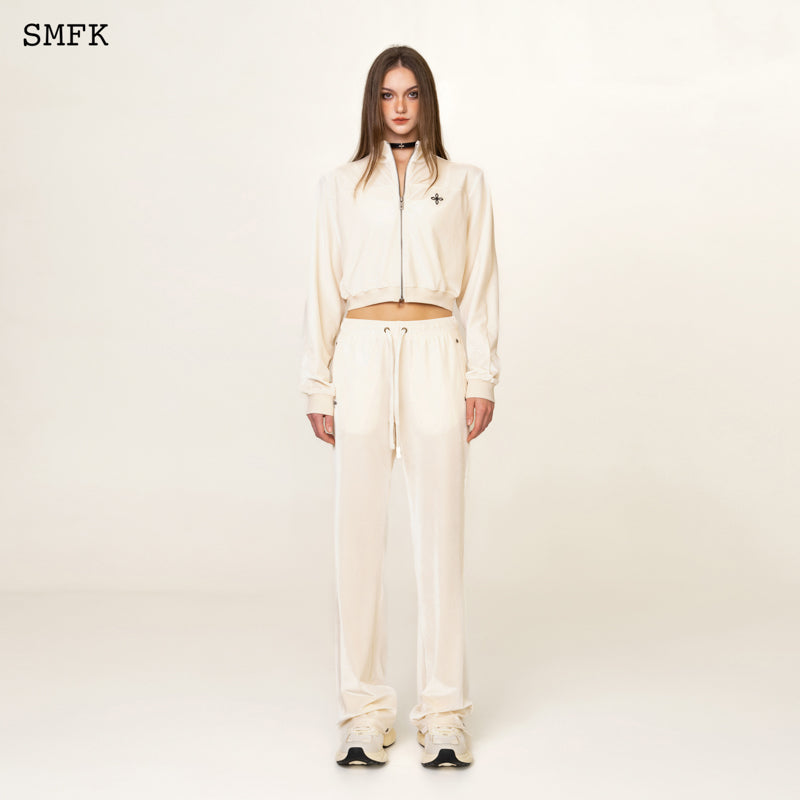 SMFK Compass Rove Wandering Velvet Training Pants White