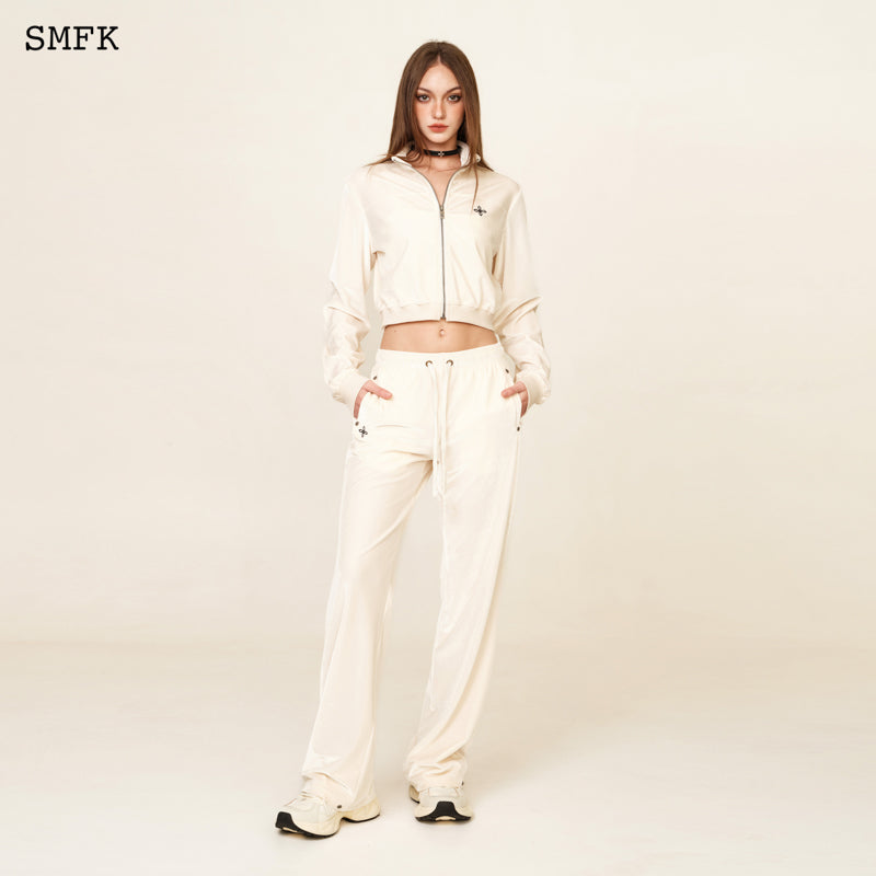 SMFK Compass Rove Wandering Velvet Training Pants White