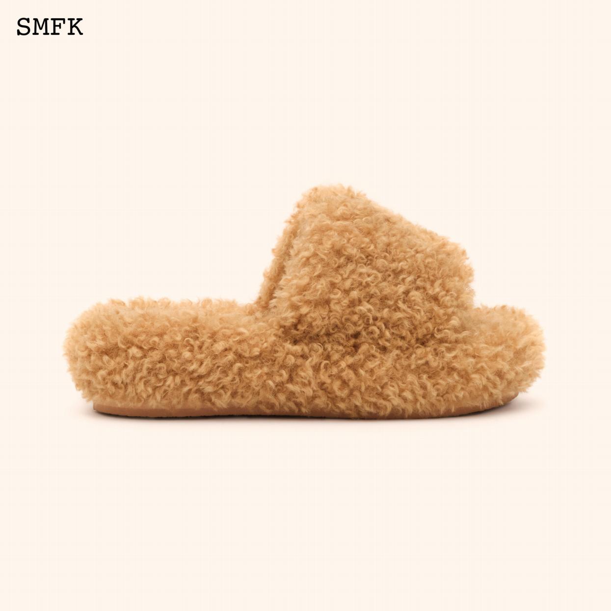 SMFK Compass Woolly Gingerbread Slippers Ginger