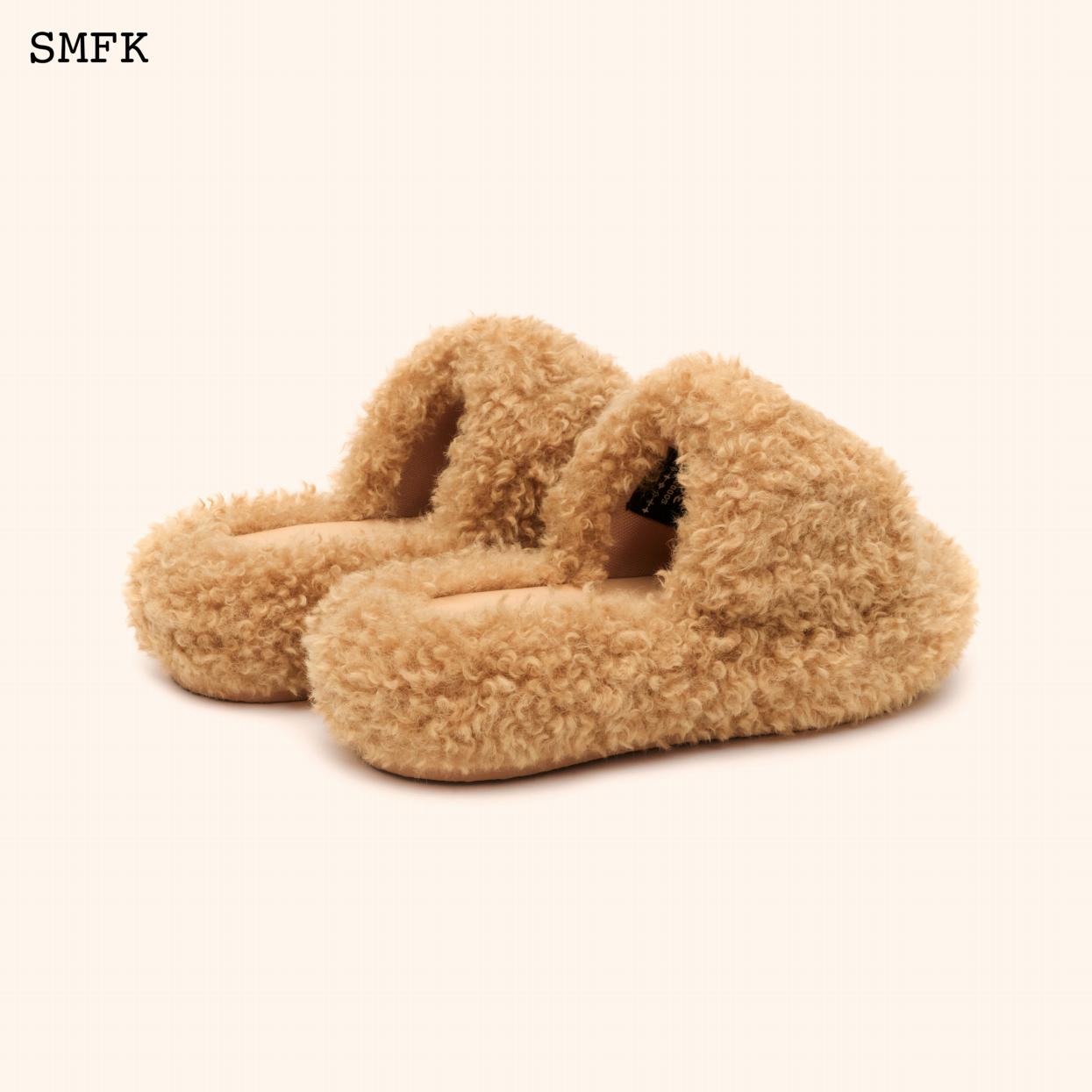 SMFK Compass Woolly Gingerbread Slippers Ginger