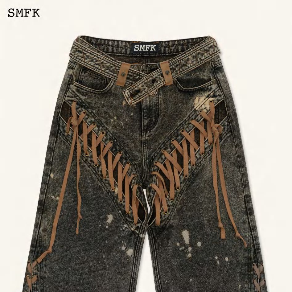 SMFK Ancient Myth Hurricane Wide Leg Jeans
