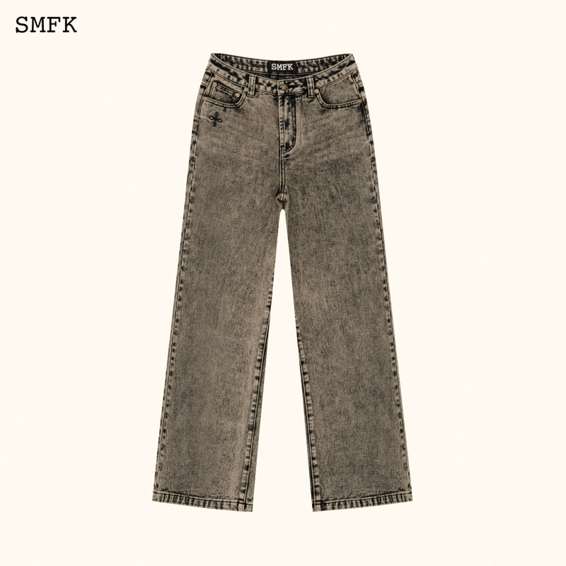 SMFK Compass Mustang Classic Wide Leg Flared Jeans Dusk