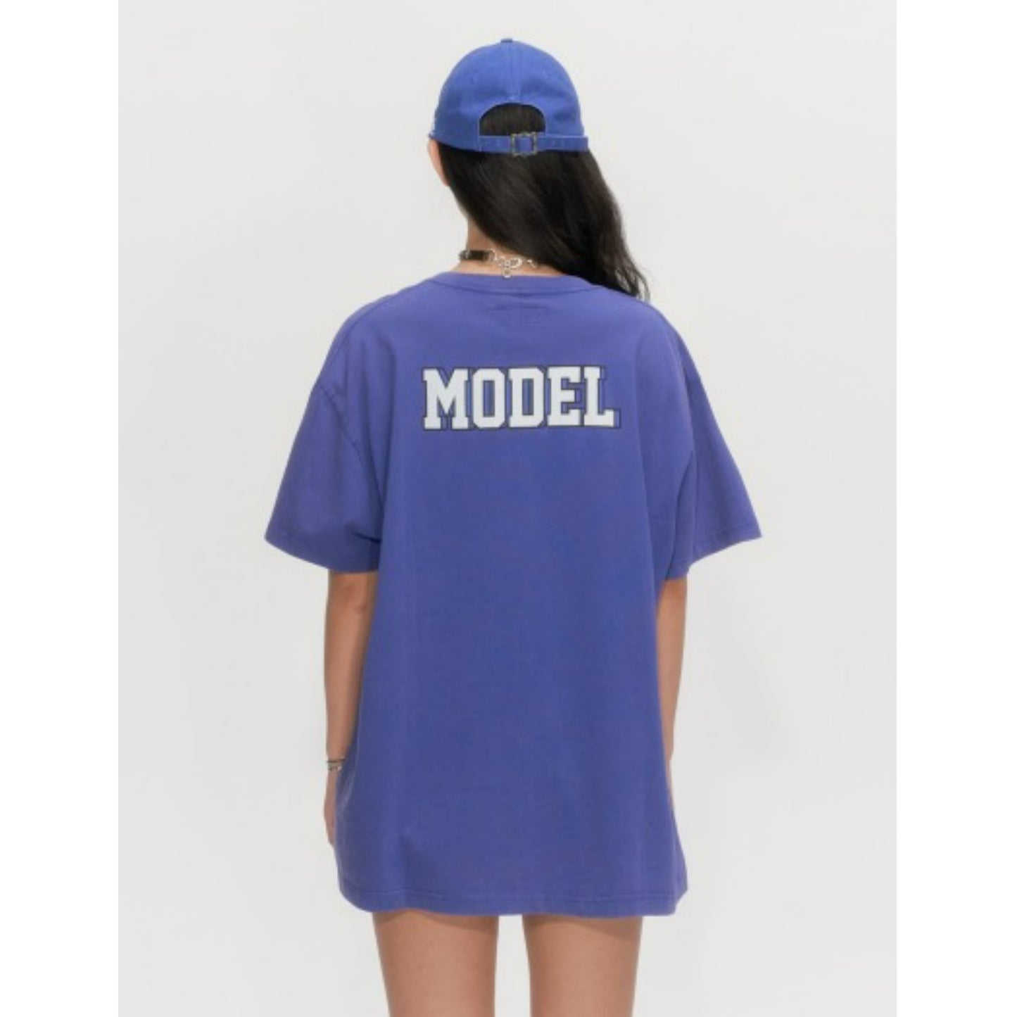 SMFK Oversized Super Model Navy T-Shirt