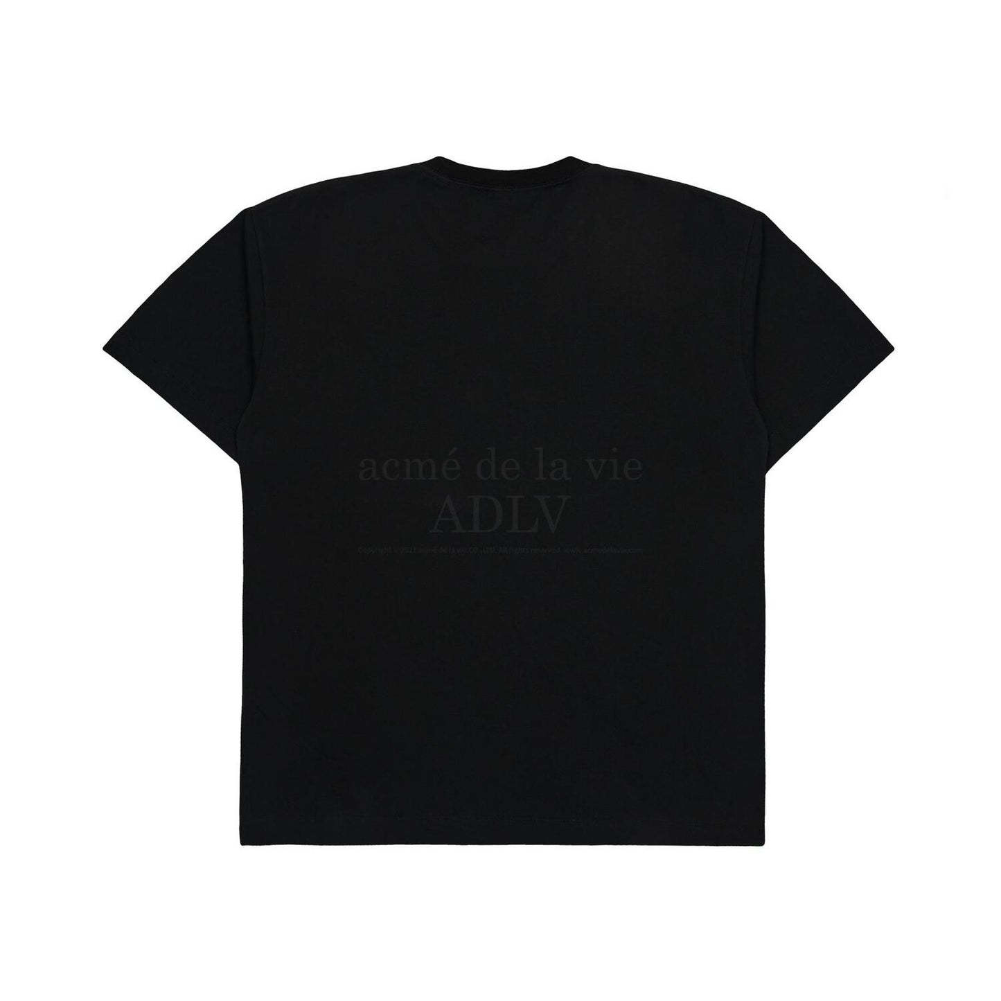 ADLV Creature Planet Logo Short Sleeve T-shirt Black