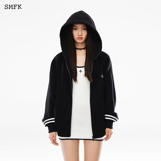 SMFK Black Night Compass Campus Wide Hoodie