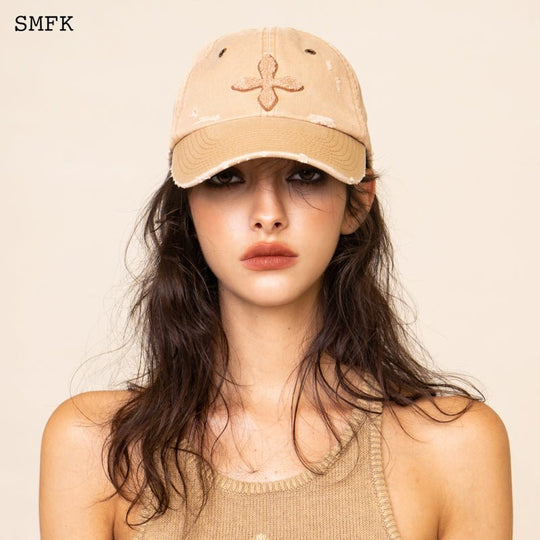 SMFK Compass Cross Desert Latte Paratrooper Cap